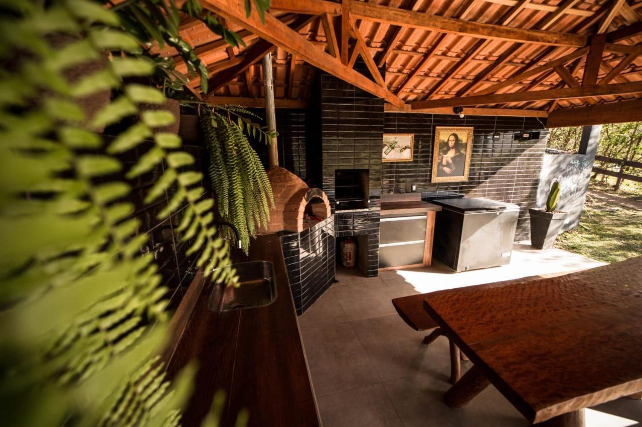 Casa de campo com cachoeira artificial Sao Lourenco (Minas Gerais) Exterior foto